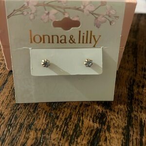 lonna lilly earrings little blue studs
